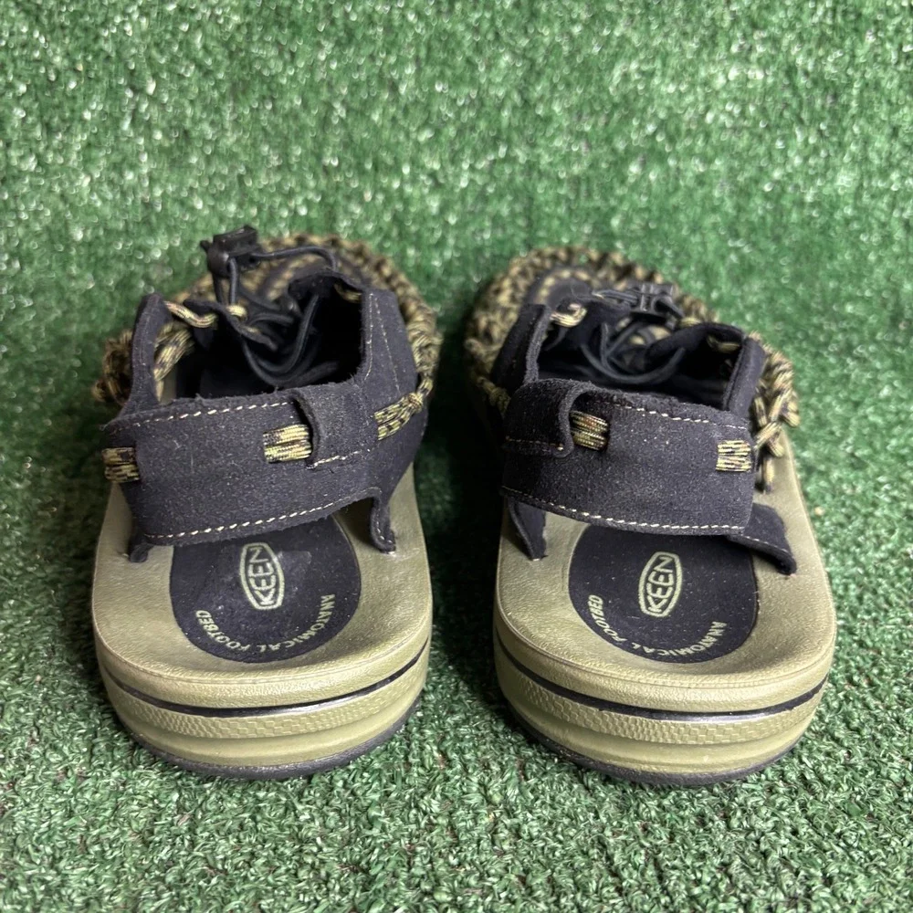 KEEN Uneek Cord Woven  1013890 Breathable Gorpcore Hiking Sandals Black Mens 13